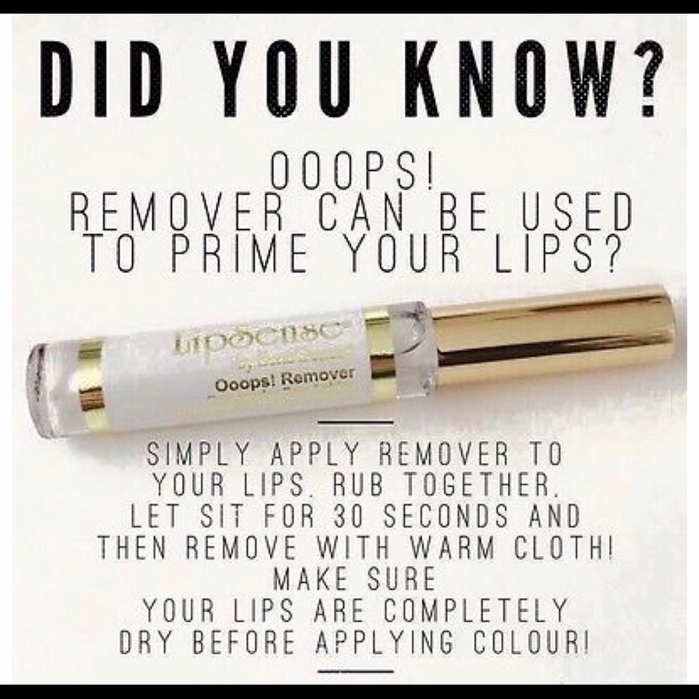 Ooops Remover LipSense