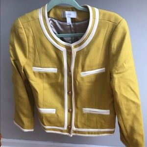 Mustard yellow Jcrew blazer