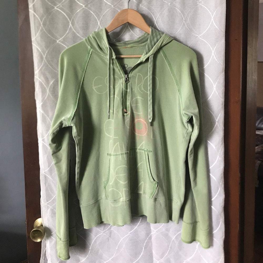 Faded quarter zip hoodie