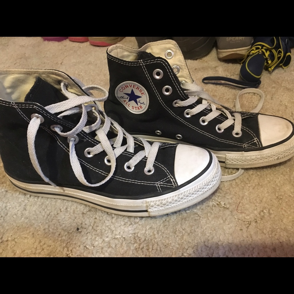Black High Top Converse