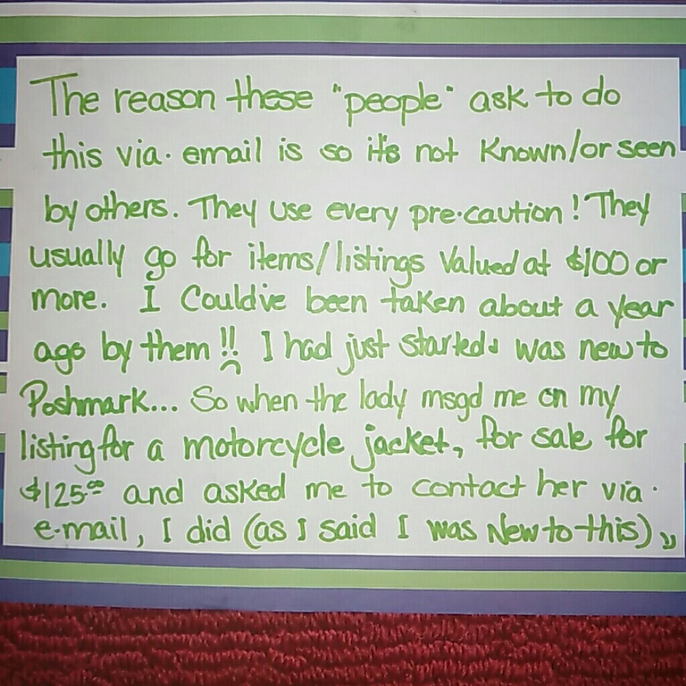 Warning!!!!! Email Purchasers!!! BEWARE!!!!!! - Picture 2 of 8