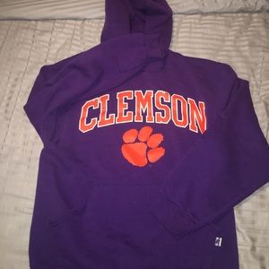 Clemson Tigers University mens S hooded sweatshirt