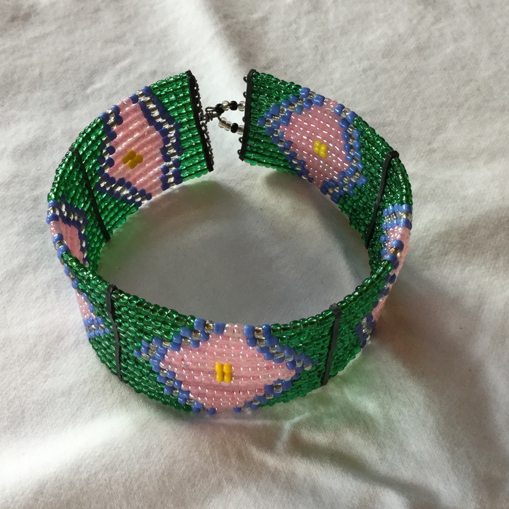 African beaded cuff