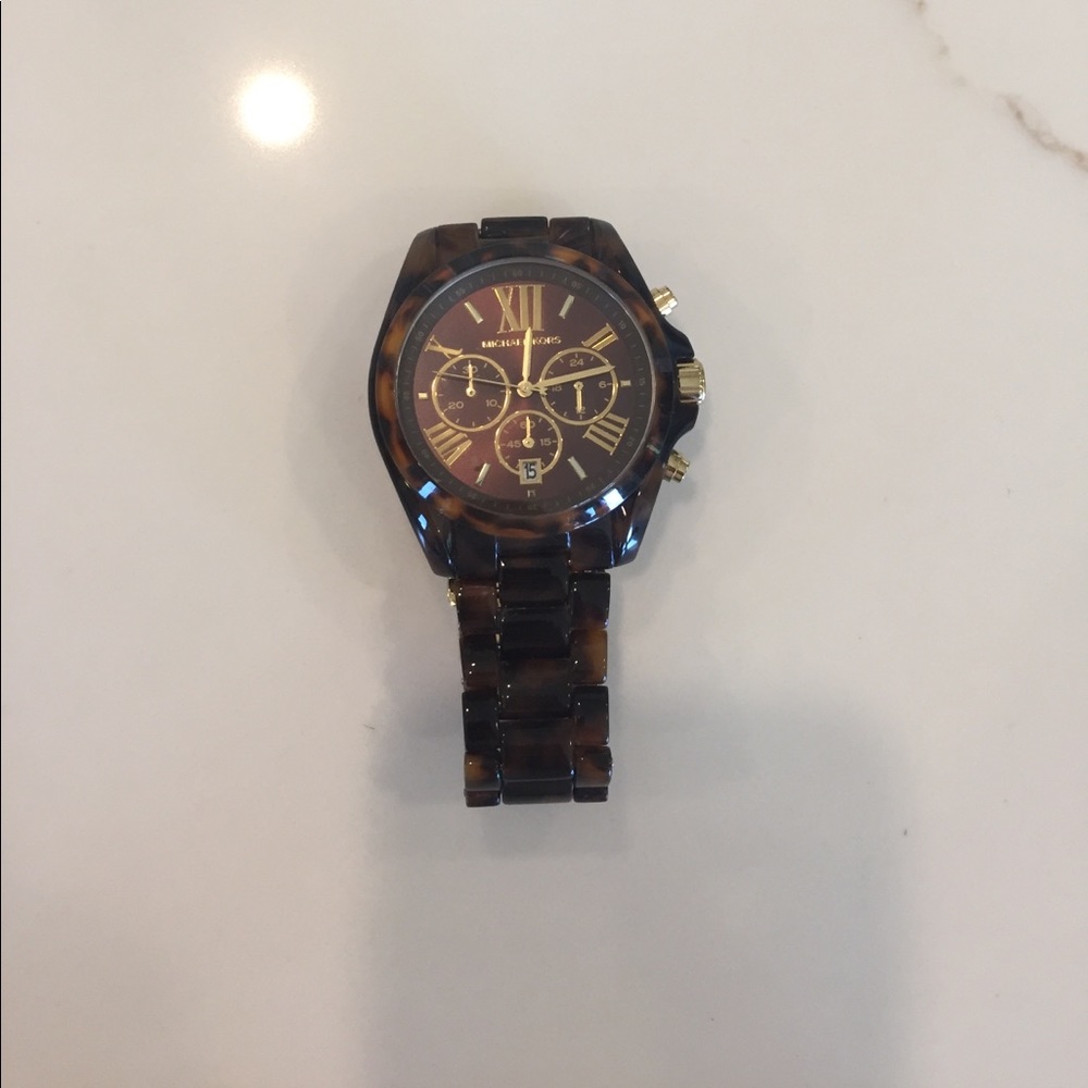 Michael Kors tortoise watch