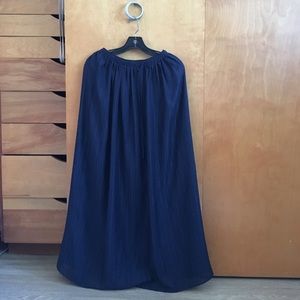 Madewell drawstring maxi skirt (XS)