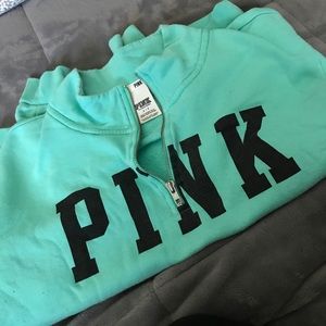 VS pink 1/4 zip