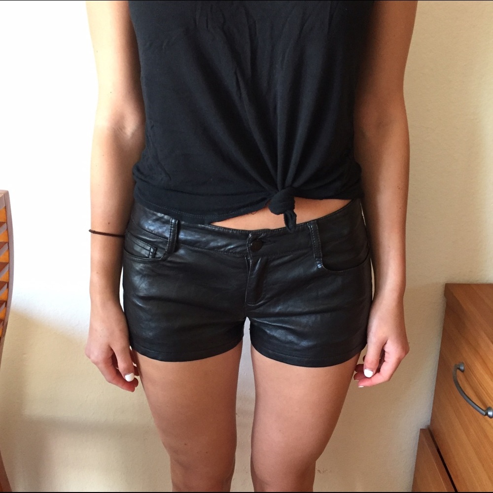 Leather Shorts