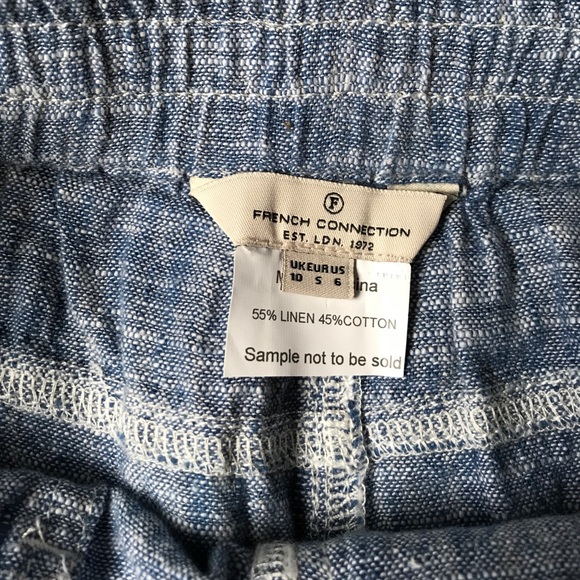 French Connection Chambray Shorts - Picture 3 of 4