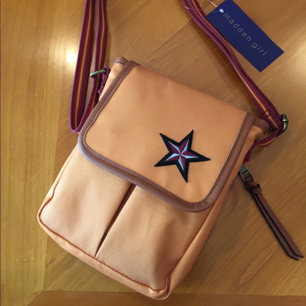 Madden Girl Canvas Crossbody/New