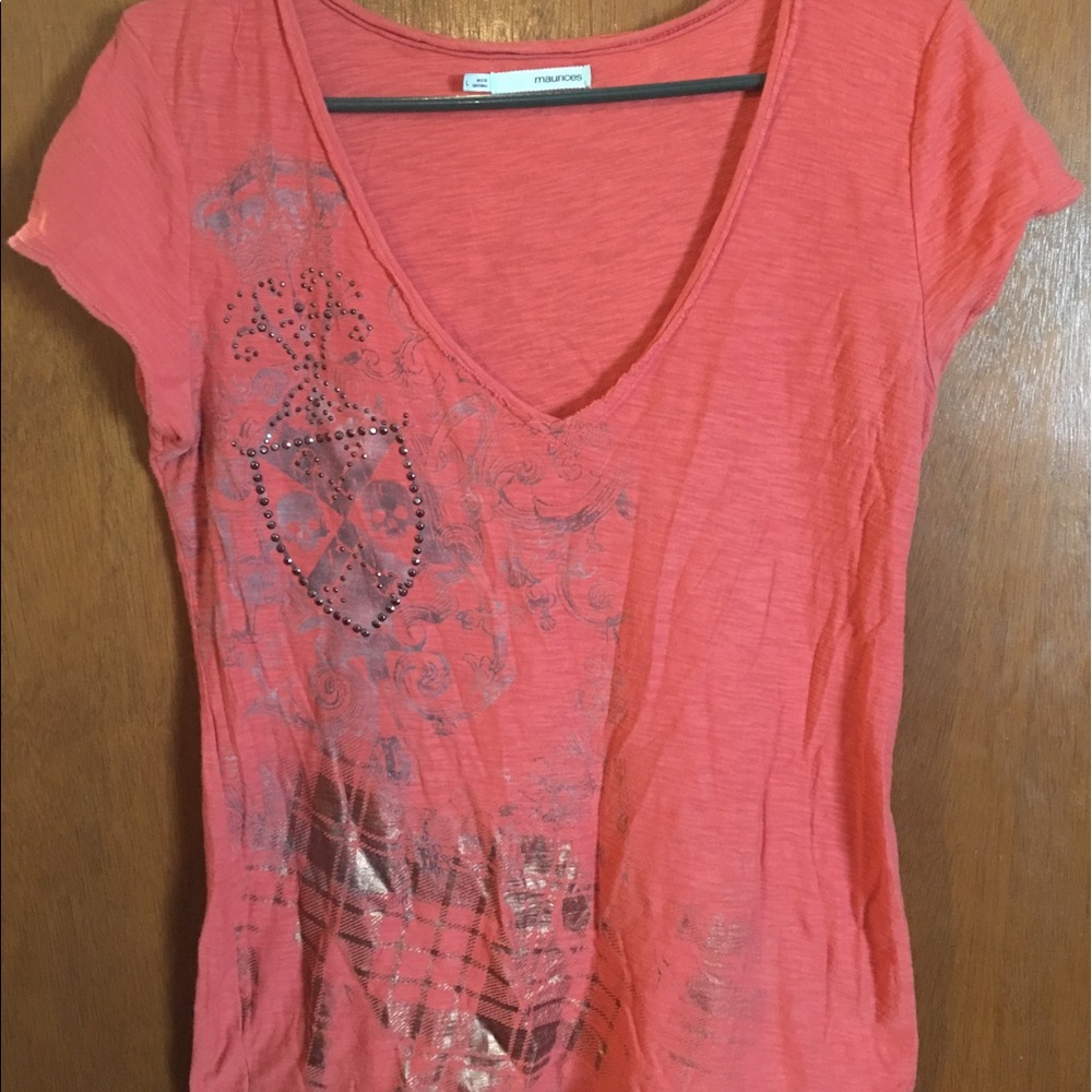 Maurice's: burnt orange tee