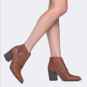 Pointed toe booties
