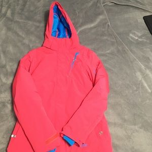 Magenta ski jacket. Women's