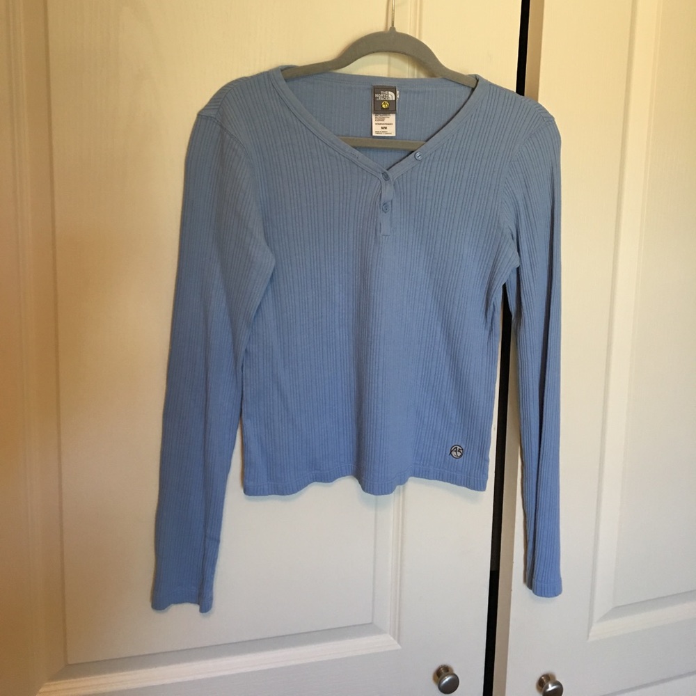 North Face A5 thick undershirt Blue M