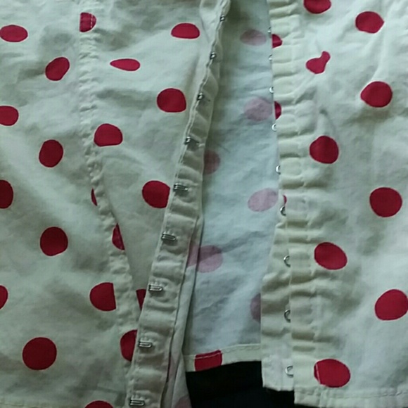 Polka dot bustier top M - Picture 4 of 6