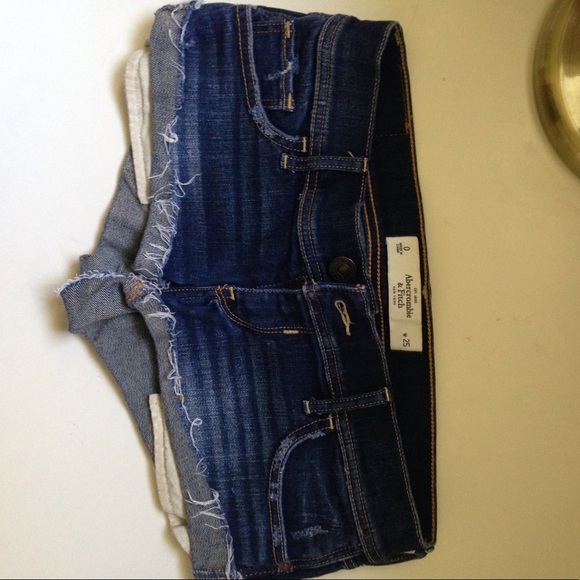 Abercrombie & Fitch Pants - Abercrombie Distressed Denim Shorts