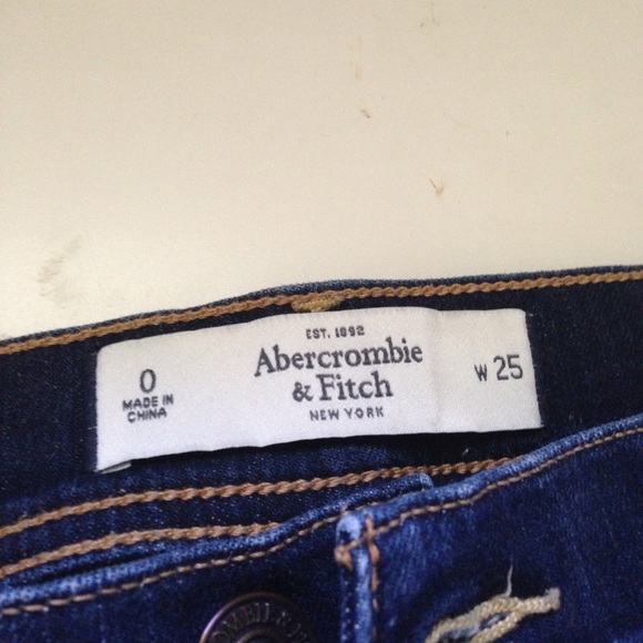Abercrombie Distressed Denim Shorts - Picture 4 of 8