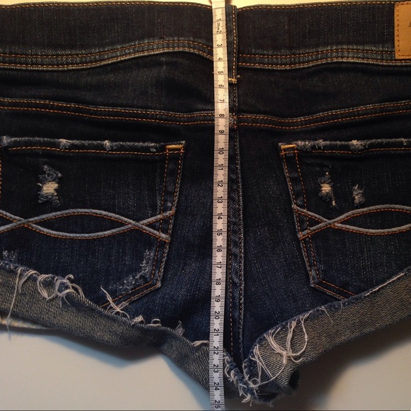 Abercrombie Distressed Denim Shorts - Picture 8 of 8