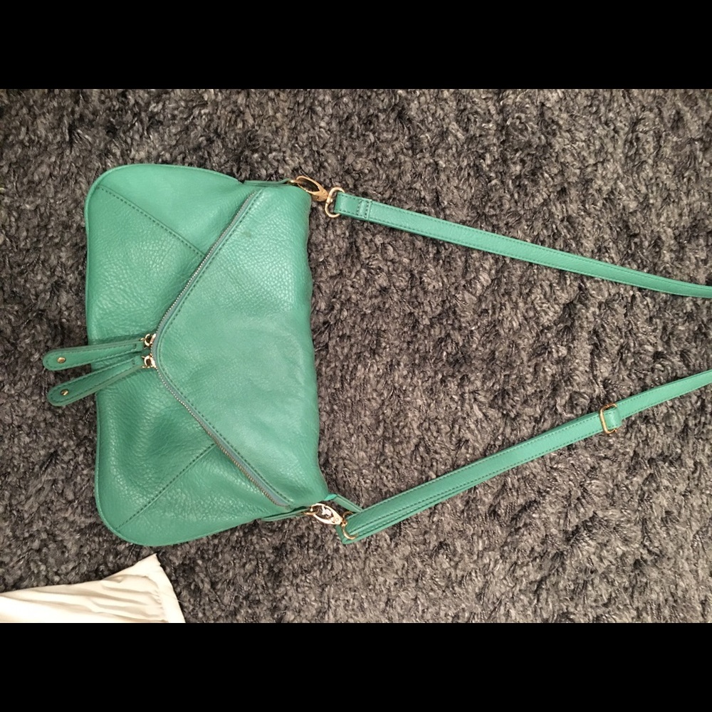 Negotiable Teal cross body bag