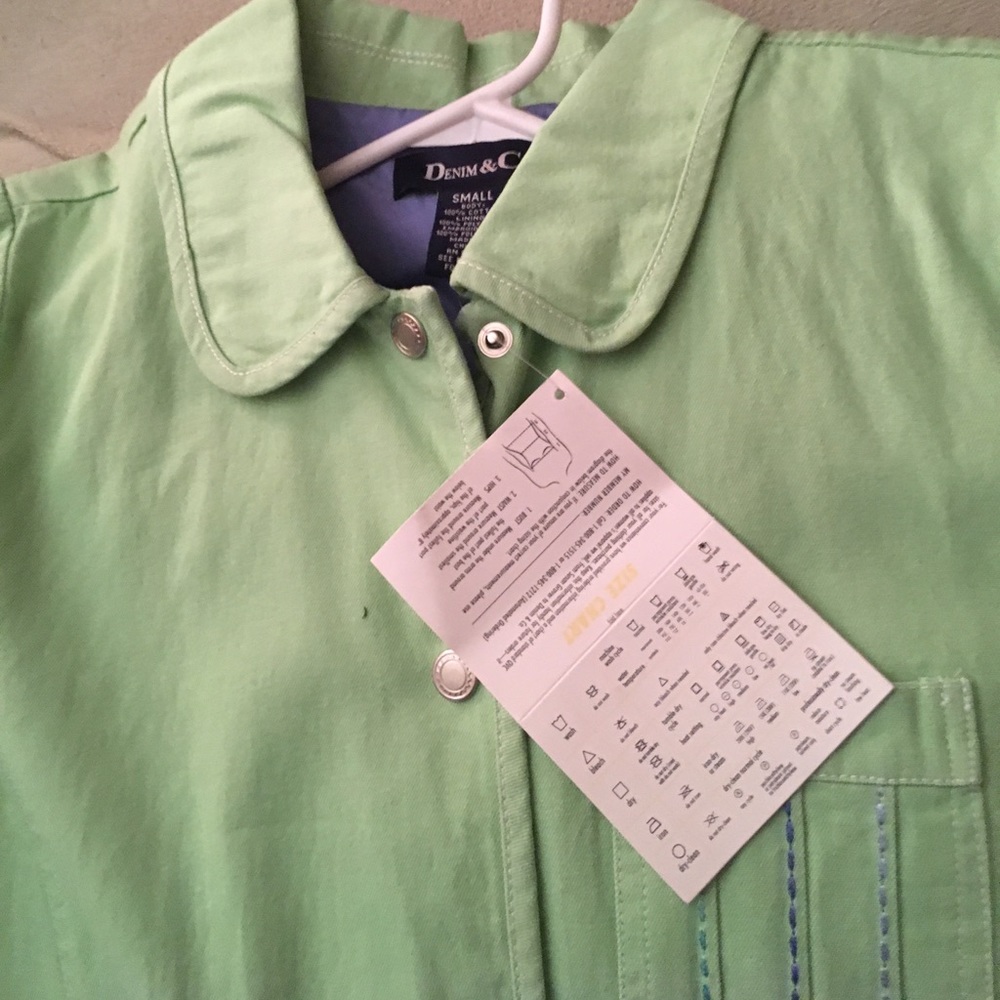 NEVER WORN BUTTON UP JACKET - Picture 3 of 3
