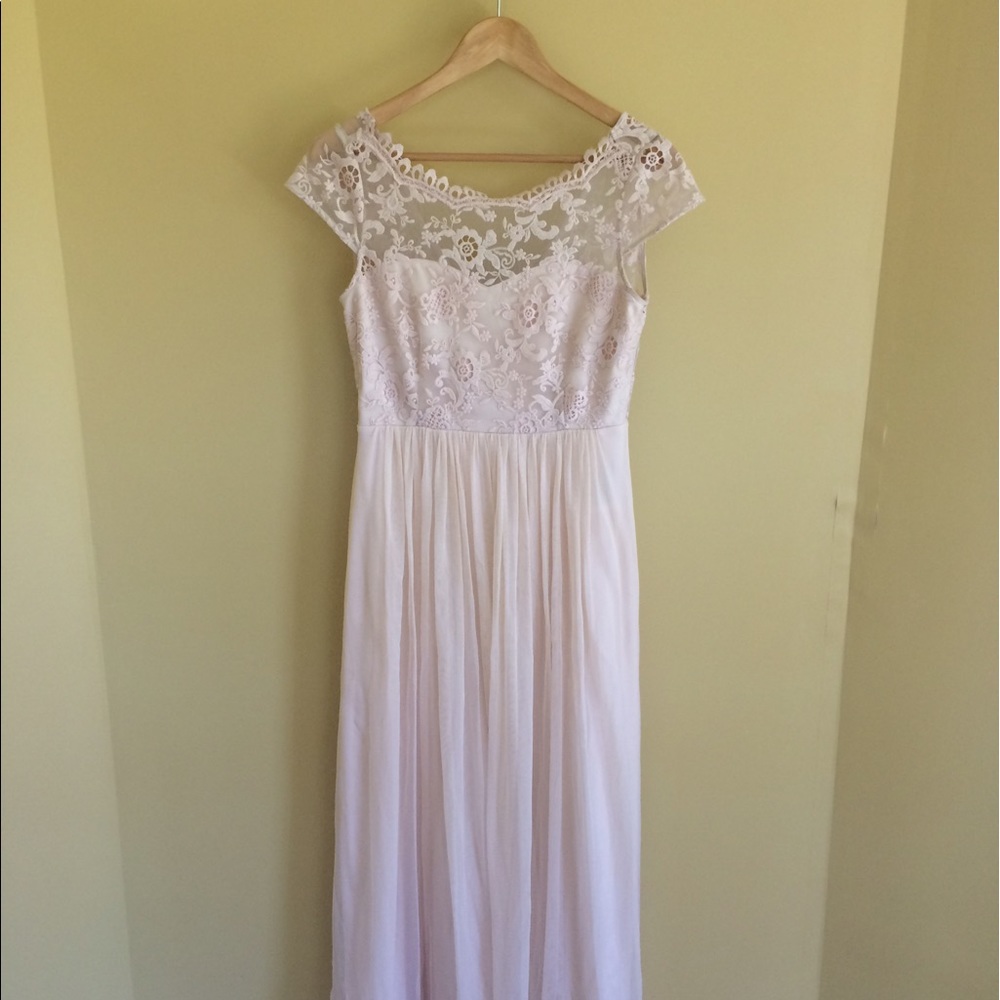 Blush Floor Length Dress