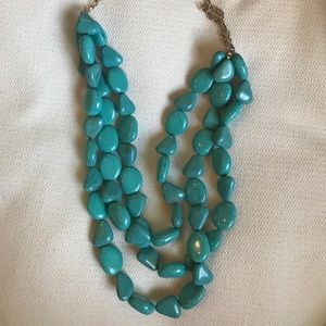 Turquoise layer necklace