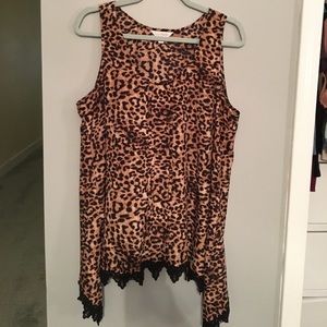 Cheetah print top