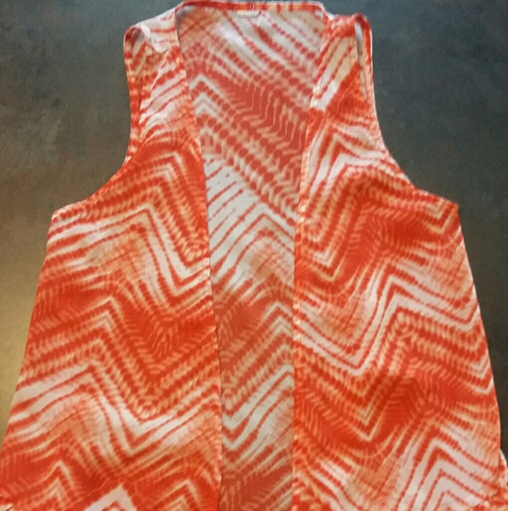 Girls sheer vest.