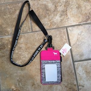 Pink Logo ID Holder