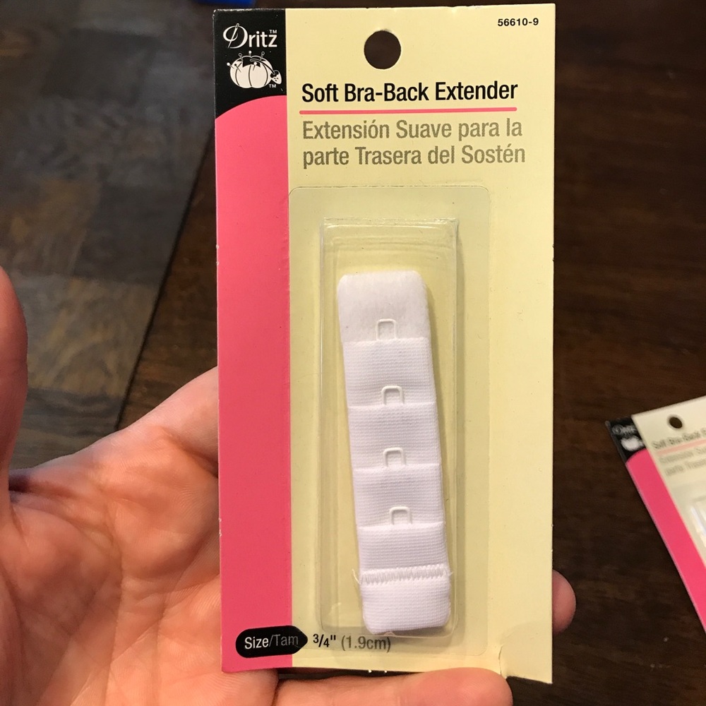 Soft Bra-back Extender Single Hook (4 pack)