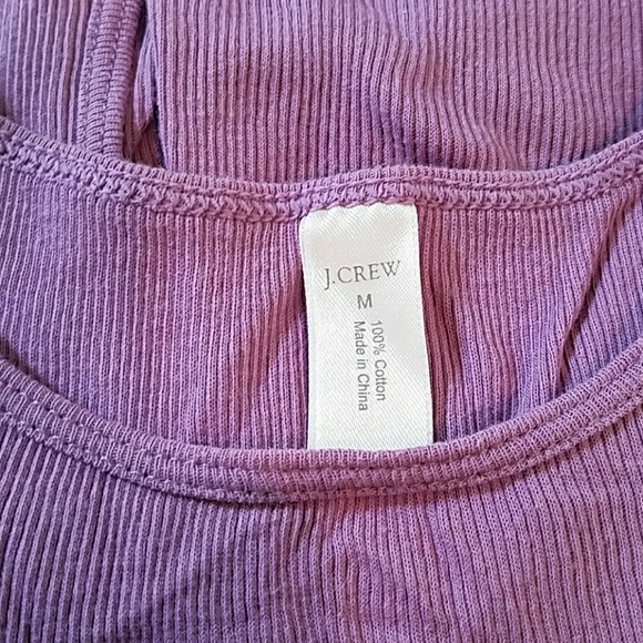 J.Crew Ribbed Tank Top Size Medium - Picture 3 of 3