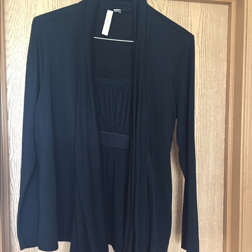 Black Cardigan, Size L