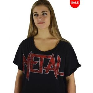 Metal crop top