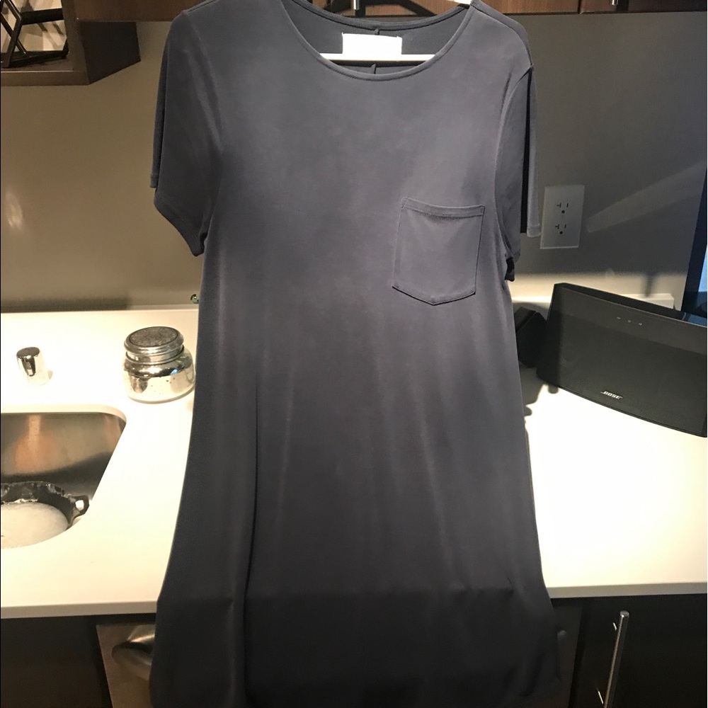 Blue t shirt dress