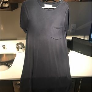 Blue t shirt dress