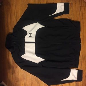 Women's Black Under Armour Zip-up Track Jacket