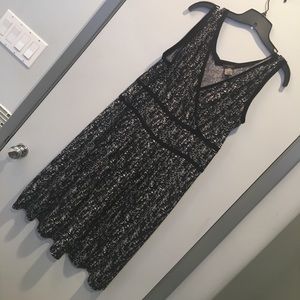 Ann Taylor B&W Stylish Dress