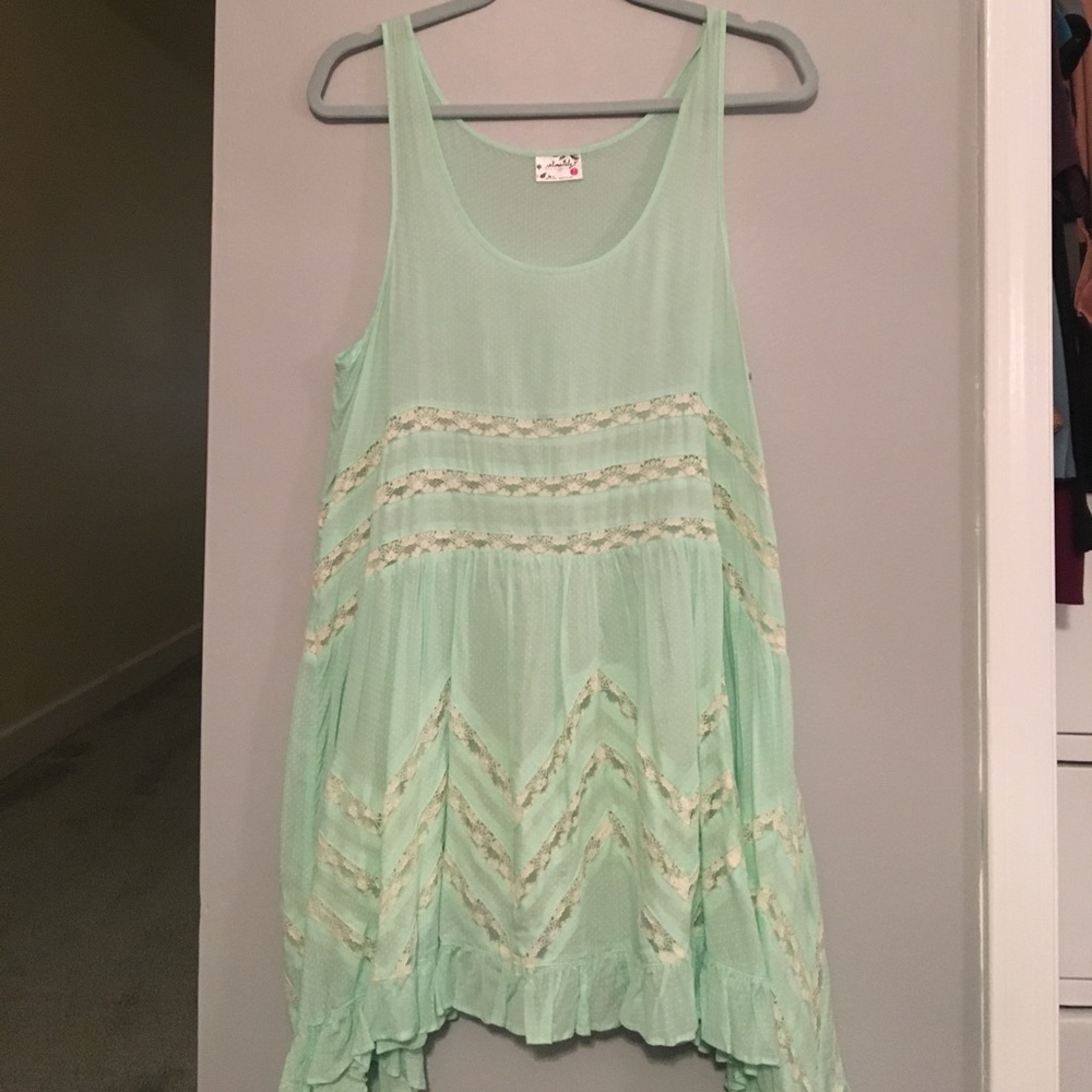 Free people, light green dress