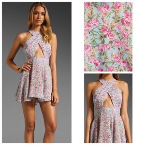 Naven vixen rebel rose cut out dress