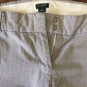 J.Crew Seersucker Cropped Pant