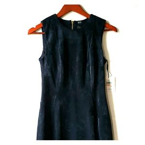 Deep blue velvet dress