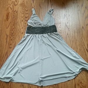 Charlotte Russe silver party dress