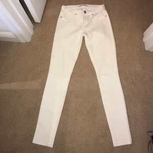 Blank white jeans