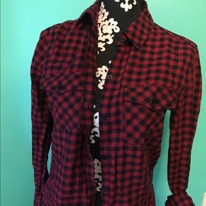 black and red flannel
