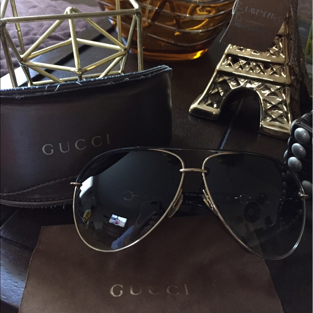 Gucci GG 4425/S Women Aviator Sunglasses