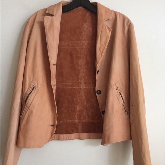 NWOT Collection PRIVEE?leather jacket size 4-8