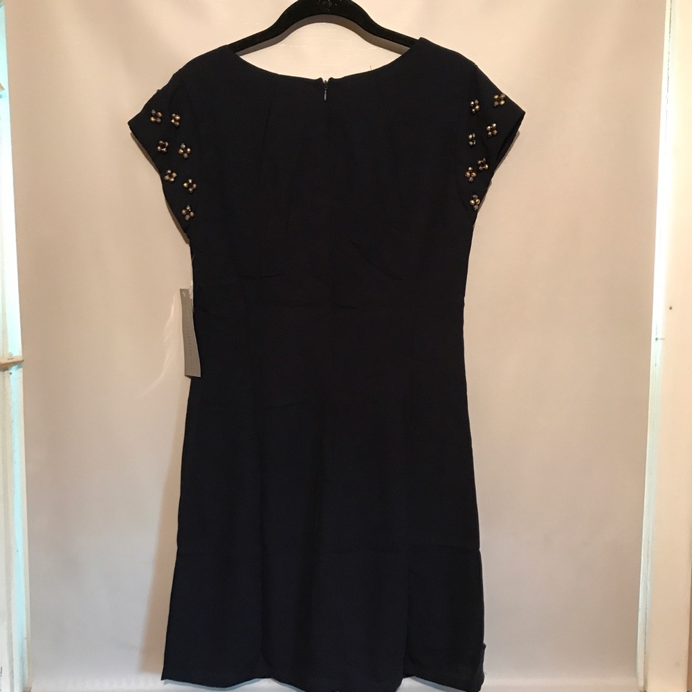 Moon Collection Navy Timeless Fitted Shift Dress - Picture 5 of 6