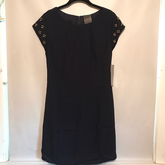 Moon Collection Navy Timeless Fitted Shift Dress - Picture 3 of 6