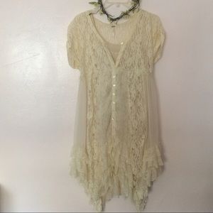 Free People Prairie Ruffle Dress