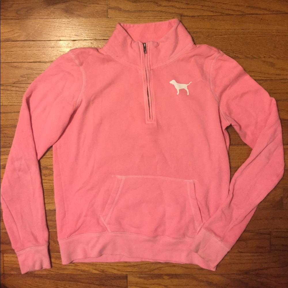 Victoria Secret Pink 1/4 Zip Pullover