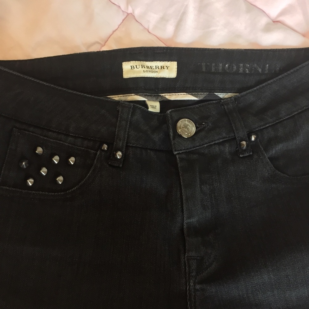 Burberry Studded Spike Denim Jeans 29